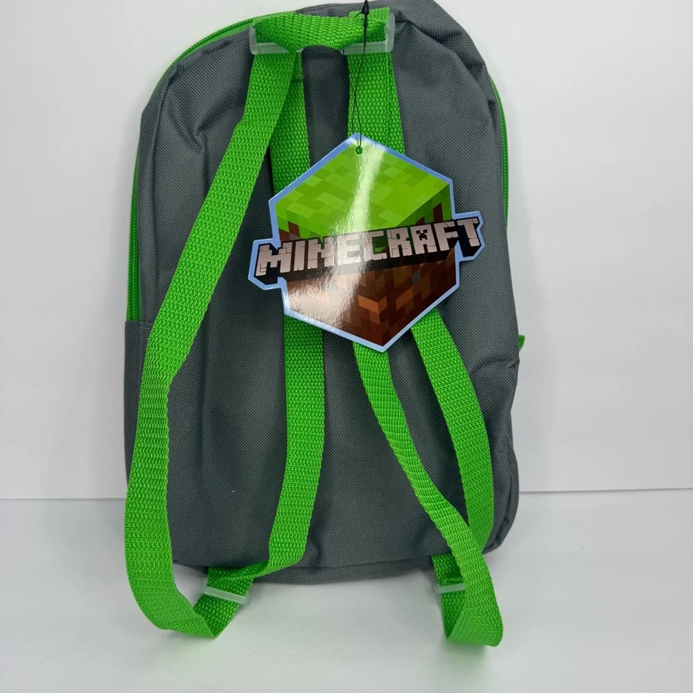Bioworld Minecraft Gray and Green Toddler Age‎ 3+ Backpack